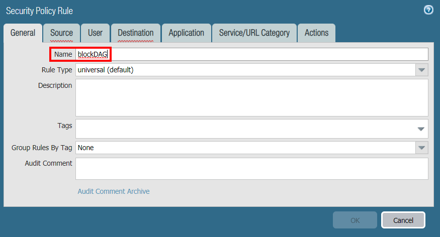 Security Policy - General Security Policy - General